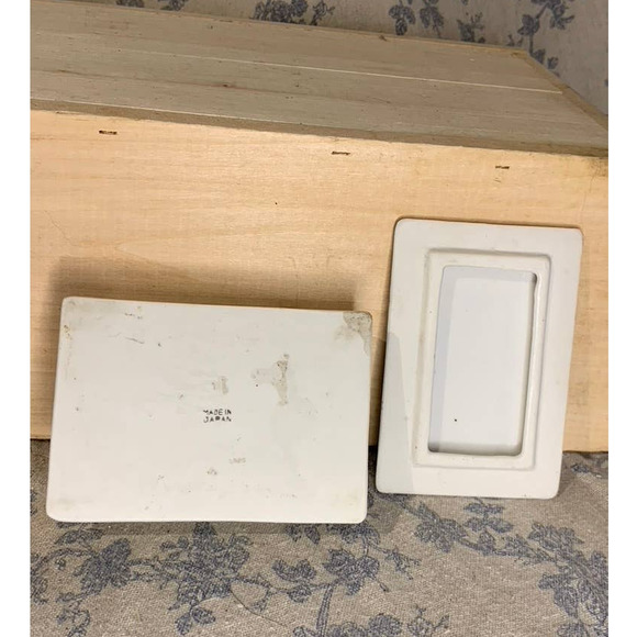 VTG Book Shaped Lidded Trinket Box Hand Painted Floral Japan - Picture 7 of 8